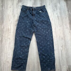 See By Chloe Dark Blue Patterned Jeans